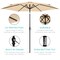 Best Choice Products 10ft Outdoor Steel Market Patio Umbrella w/ Crank, Tilt Push Button, 6 Ribs